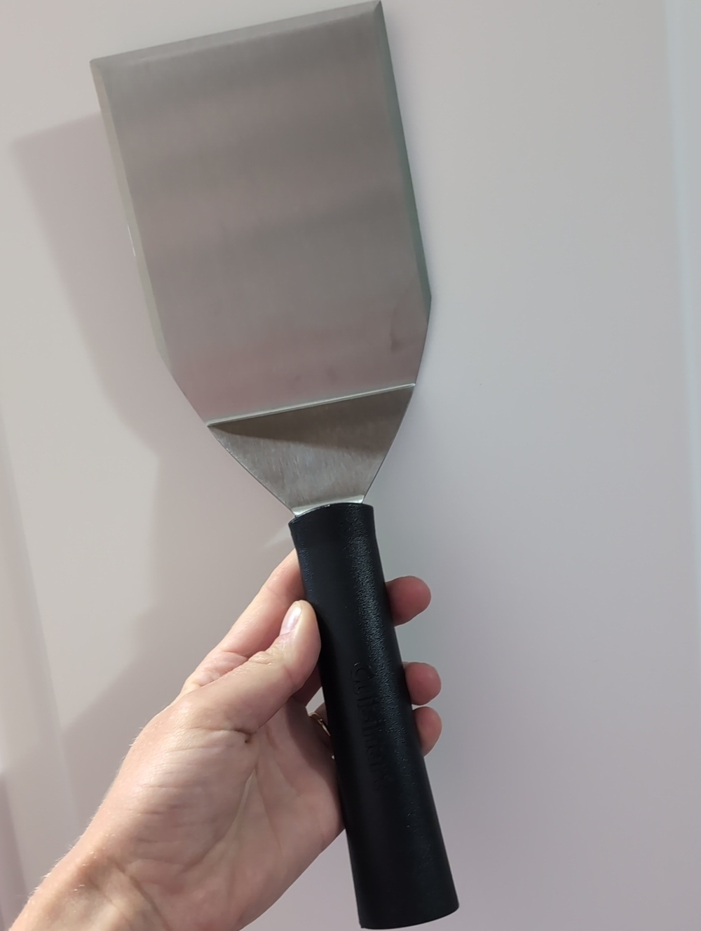 NEW Cuisinart Burger Flipper - Black Handle Stainless Steel Turner Spatula